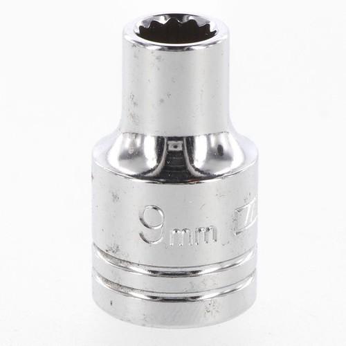 Repco Socket 9mm, 1/2in Drive, 12 Point - RT21309 Auto Part Workshop Tool DIY