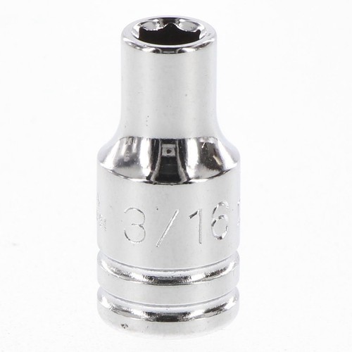 Repco Socket 3/16in, 1/4in Drive, 6 Point - RT21951 Auto Part Workshop Tool DIY