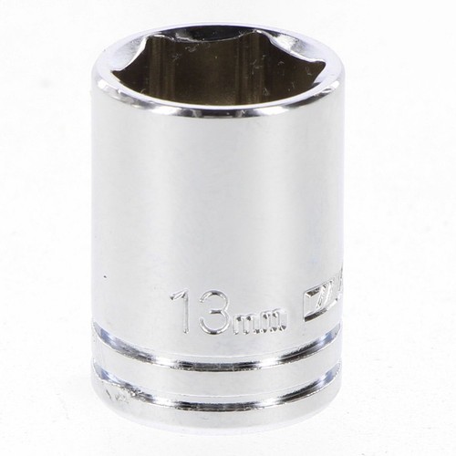 Repco Socket 13mm, 1/4in Drive, 6 Point - RT21913 Auto Part Workshop Tool DIY