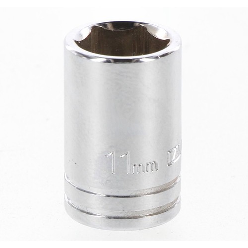 Repco Socket 11mm, 1/4in Drive, 6 Point - RT21911 Auto Part Workshop Tool DIY