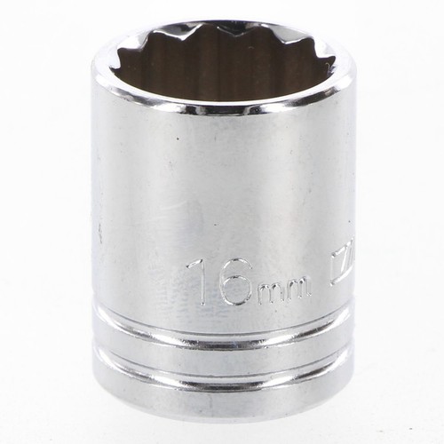 Repco Socket 16mm, 3/8in Drive, 12 Point - RT21616 Auto Part Workshop Tool DIY