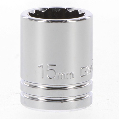 Repco Socket 15mm, 3/8in Drive, 12 Point - RT21615 Auto Part Workshop Tool DIY