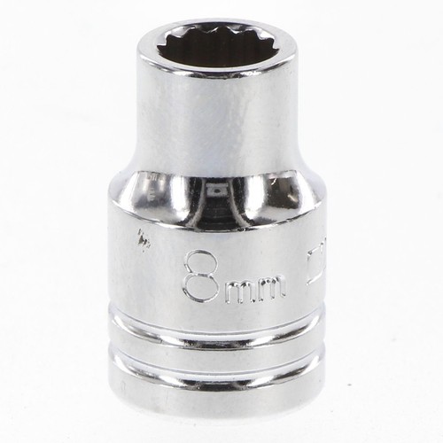 Repco Socket 8mm, 3/8in Drive, 12 Point - RT21608 Auto Part Workshop Tool DIY