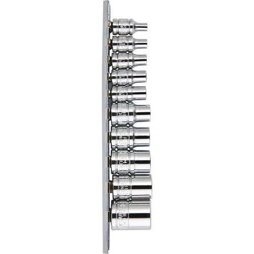 Mechpro 10 Piece 1/4 & 3/8 inch E-Torx Socket Set on rail - MPBSK121K DIY Tool