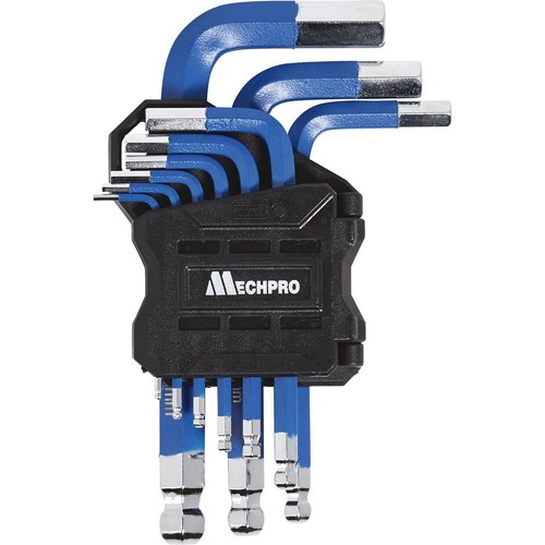 Mechpro 9 Piece Hex Key Set Metric Small - MPBHK101K Workshop Tool DIY