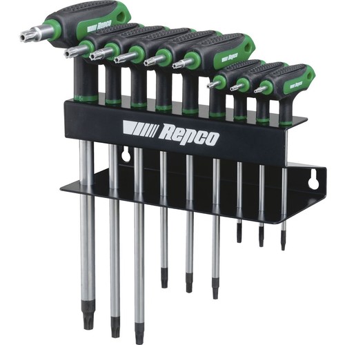 Repco 9 Piece T-Handle Torx Key Set - RTK3550 Workshop Tool Auto Part DIY