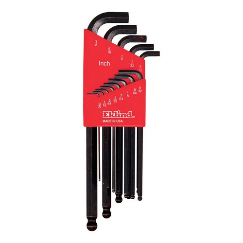 Eklind 13 Piece Ball Hex Key Set Stubby Imperial - EK13113 Workshop Tool DIY