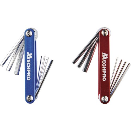 Mechpro Fold Up Hex Keys 2 Piece - MPBHK111K Workshop Tool DIY