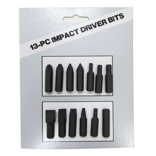 Repco 13 Piece Impact Driver Bit Set - RTK3402 Workshop Tool Auto Part DIY