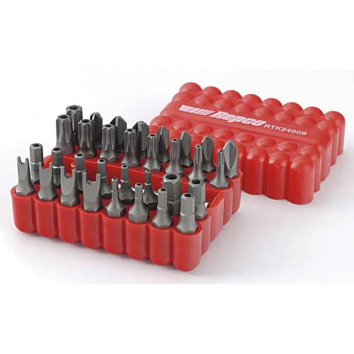 Repco 33 Piece Tamperproof Driver Bit Set - RTK24009 Auto Part DIY