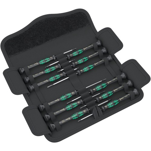 Wera 12 Piece Kraftform Micro Screwdriver Set - WER073675 Workshop Tool DIY