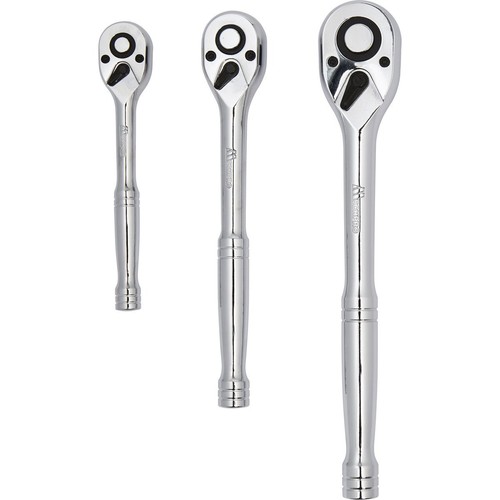 Mechpro 3 Piece 1/4, 3/8 & 1/2 inch Ratchet Handle Set - MPBSK105K Workshop Tool