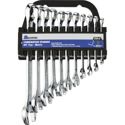 Mechpro 11 Piece Metric Combination Spanner Set Auto Part Workshop Tool DIY