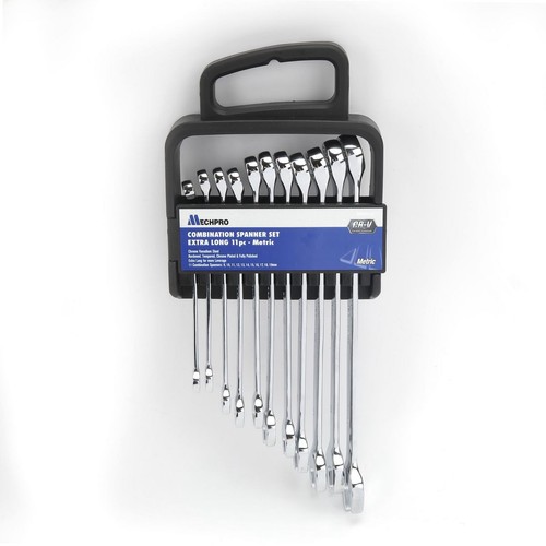 Mechpro 11 Piece Metric Extra Long Combination Spanner Set Auto Part DIY
