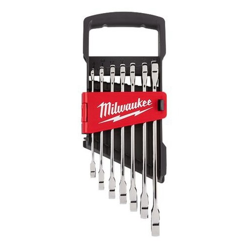 Milwaukee 7pc Ratcheting Combination Wrench Set – Metric - 48229506 Auto Part