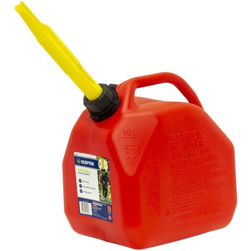 Scepter 10L Red Plastic Fuel Jerry Can - 07779 Auto Part