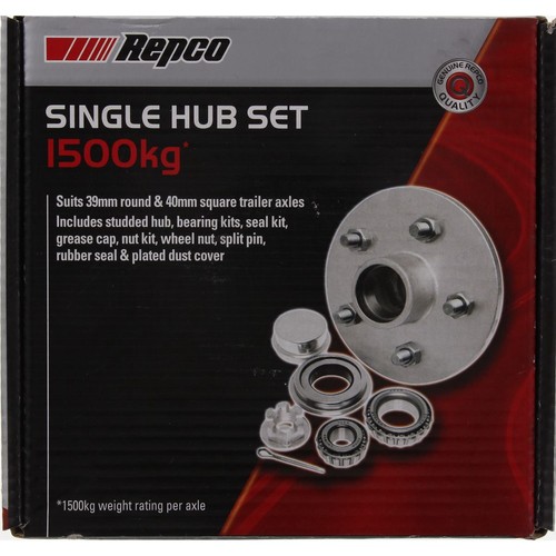 Repco Trailer Wheel Hub Kit HQ Holden Style - RTHUB02 Auto Part