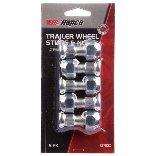 Repco Wheel Nut & Stud Set 1/2in UNF 5pc - RTNSS2 Auto Part