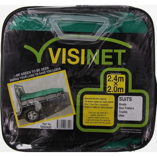 Visinet Green Mesh Cargo Net 2.4m x 2.0m - MN2420 Auto Part