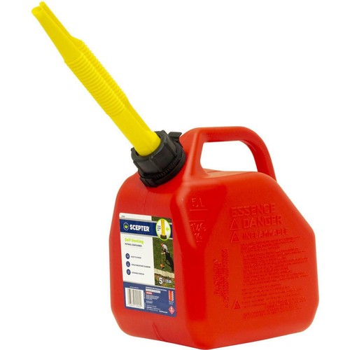 Scepter 5L Red Plastic Fuel Jerry Can - 07781 Auto Part