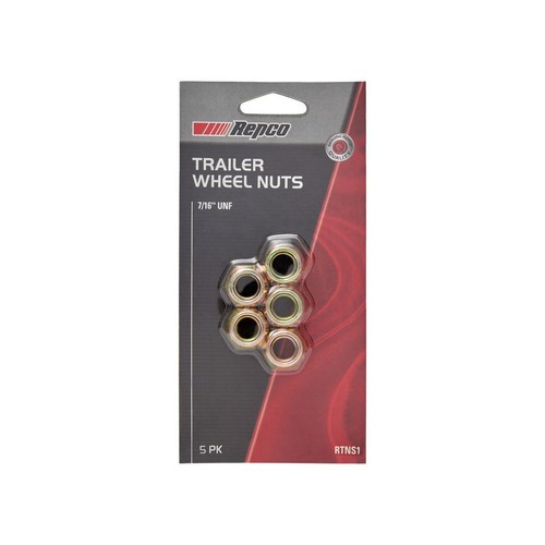 Repco Wheel Nut Set 7/16in UNF 5pc - RTNS1 Auto Part