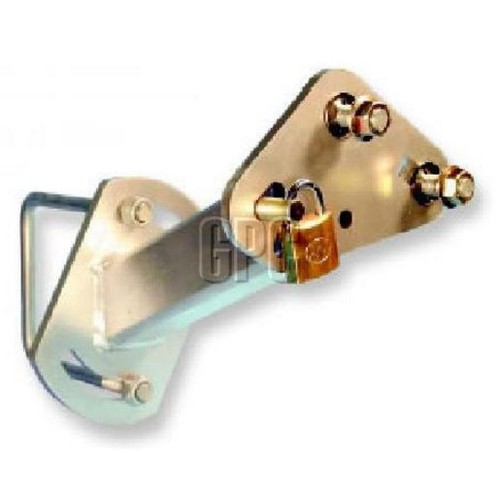 Trojan Spare Wheel Mount With Security Lock Suits 40mm & 50mm Rs Drawbars - 5350