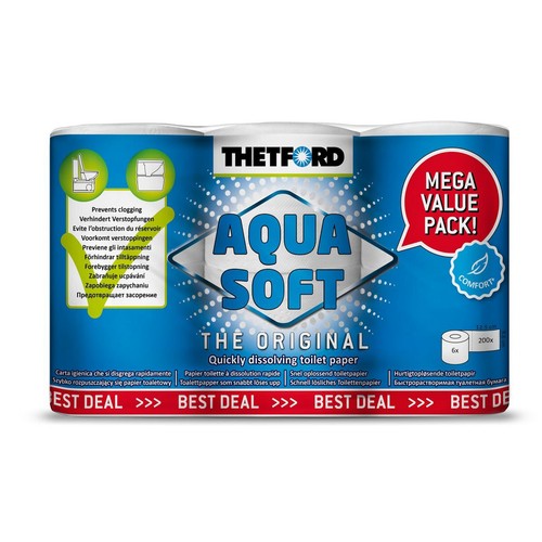 Thetford Aquasoft Toilet Rolls 6Pk - T202241 Home Fixture