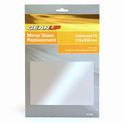 GearUp Mirror Glass Replacement - 175 x 250mm Workshop Tool