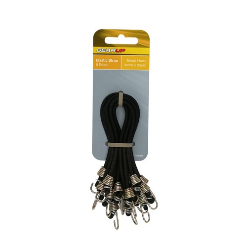 GearUp Elastic Strap 4mm x 25cm - 8 pieces Home
