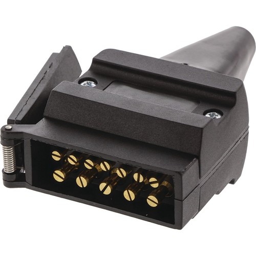 OEX 12 Pin Flat Trailer Plug - Plastic - ACX8035 Auto Part