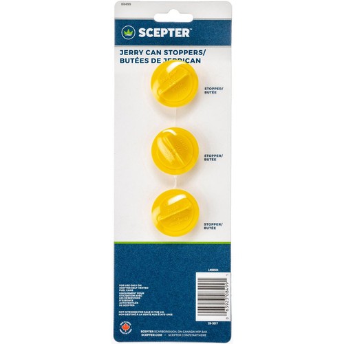 Scepter Jerry Can Stopper Set - 3 Piece - 08499 Auto