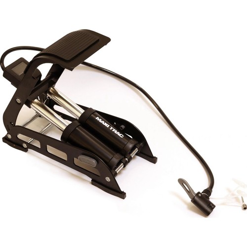 MaxiTrac Digital Gauge Double Cylinder Foot Pump