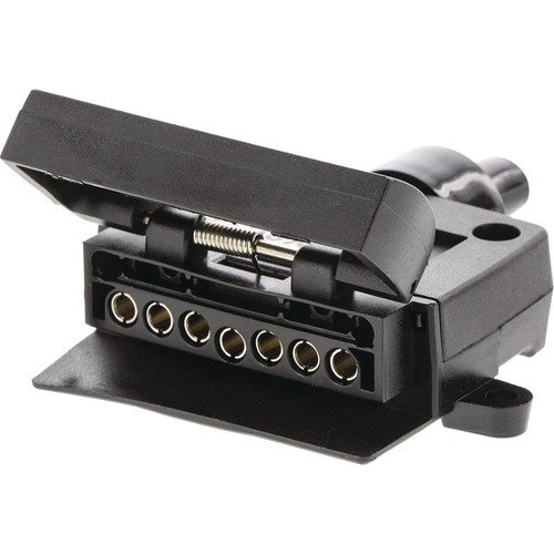OEX 7 Pin Flat Trailer Socket - Plastic - ACX8032