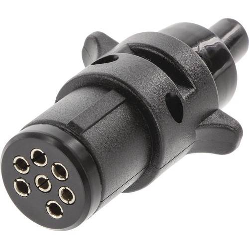 OEX 7 Pin Small Round Trailer Plug - Plastic - ACX8039 Auto Part