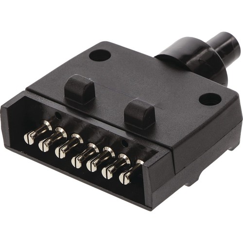 OEX 7 Pin Flat Trailer Plug - Plastic - ACX8031 Auto Part