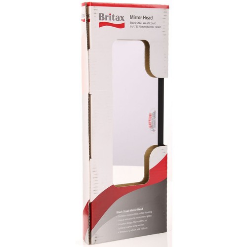 Britax Mirror Head Flat Glass 379x163mm - West Coast - 1421131 Auto