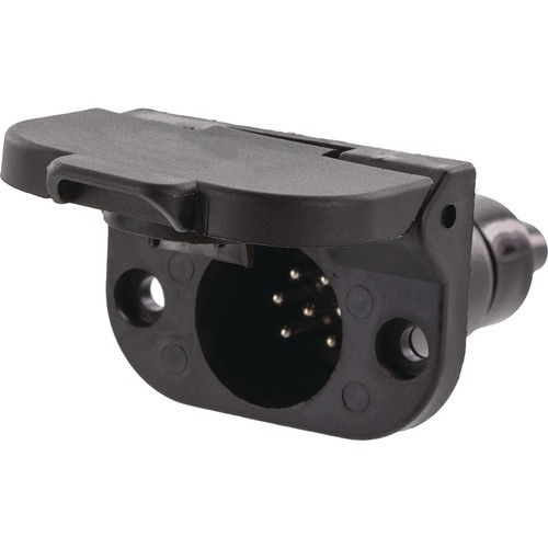 OEX 7 Pin Small Round Trailer Socket - Plastic - ACX8040 Auto Part Workshop Tool