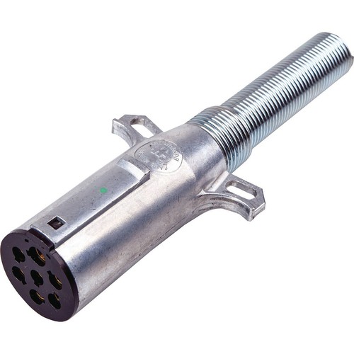 Cole Hersee 7 Pin Trailer Plug - Round Metal Large - 12092BX Auto Part