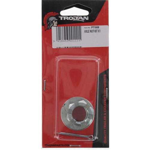 Trojan Axle Nut Kit 3/4In Hex - PT1008 Auto Part Hardware