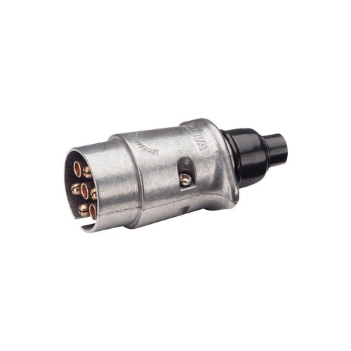 Narva 5 Pin Trailer Plug - Round Large Metal - 82162BL Auto Part