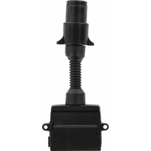 OEX Trailer Plug Adaptor 7 Pin Small Round Plug (Car) To 7 Pin Flat Socket (Trai