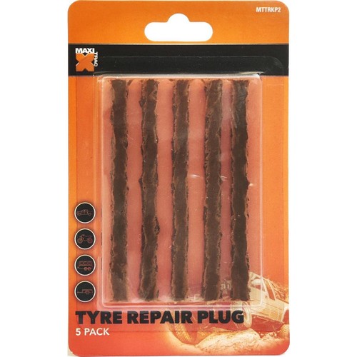MaxiTrac Tyre Repair Plugs - 5 pieces Door Hardware Garden