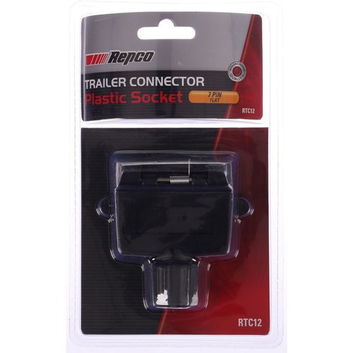 Repco 7 Pin Trailer Socket - Flat - RTC12 Auto Part Workshop Tool DIY