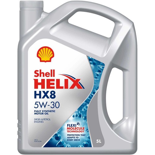 Shell Helix HX8 5W-30 Engine Oil SN 5L - 310278219 Car Service Auto Part