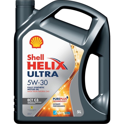 Shell Helix Ultra ECT C3 5W-30 Engine Oil 5L - 310281388 Car Service Auto Part