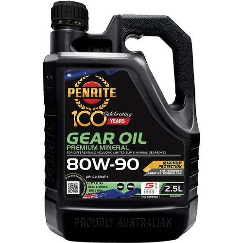 Penrite 80W-90 Gear Oil 2.5L - GO80900025 Car Service Auto Part