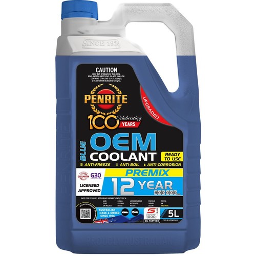 Penrite Blue Coolant Premix 5L - COOLBLUEPMX005 Car Service Auto Part