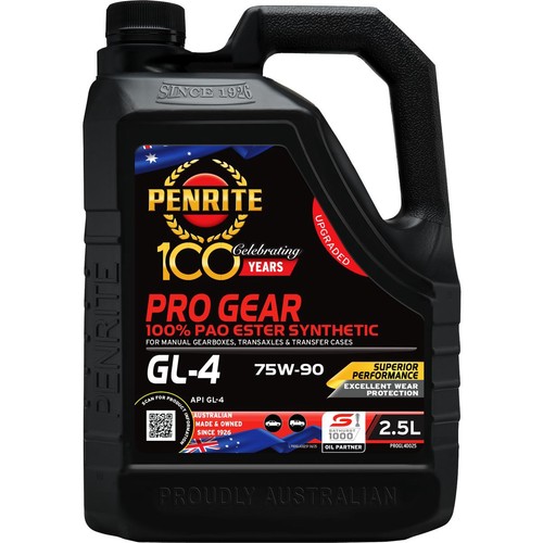 Penrite Pro Gear GL-4 75W-90 Gear Oil 2.5L - PROGL40025 Car Service Auto Part