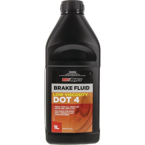 Repco DOT 4 Brake Fluid Low Viscosity 1L - RFBFLV4-01L Car Service Brake Parts