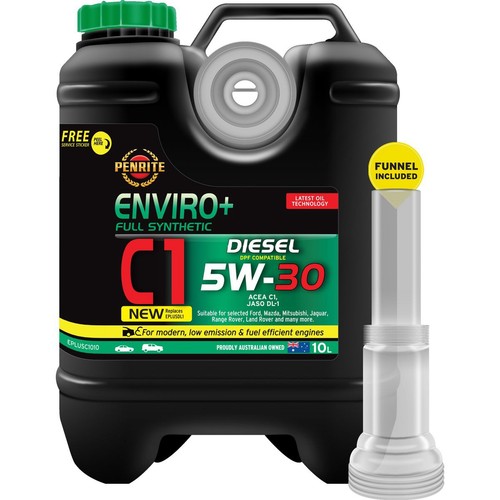 Penrite Enviro+ C1 5W-30 Engine Oil 10L - EPLUSC1010 Car Service Workshop Tool